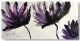 Schilderij paarse bloemen - Artello